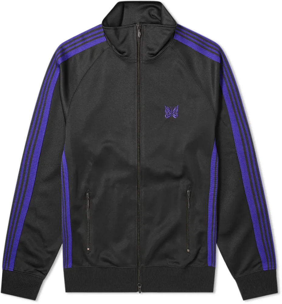 Needles Track Jacket Charcoal/Purple Men's - GB