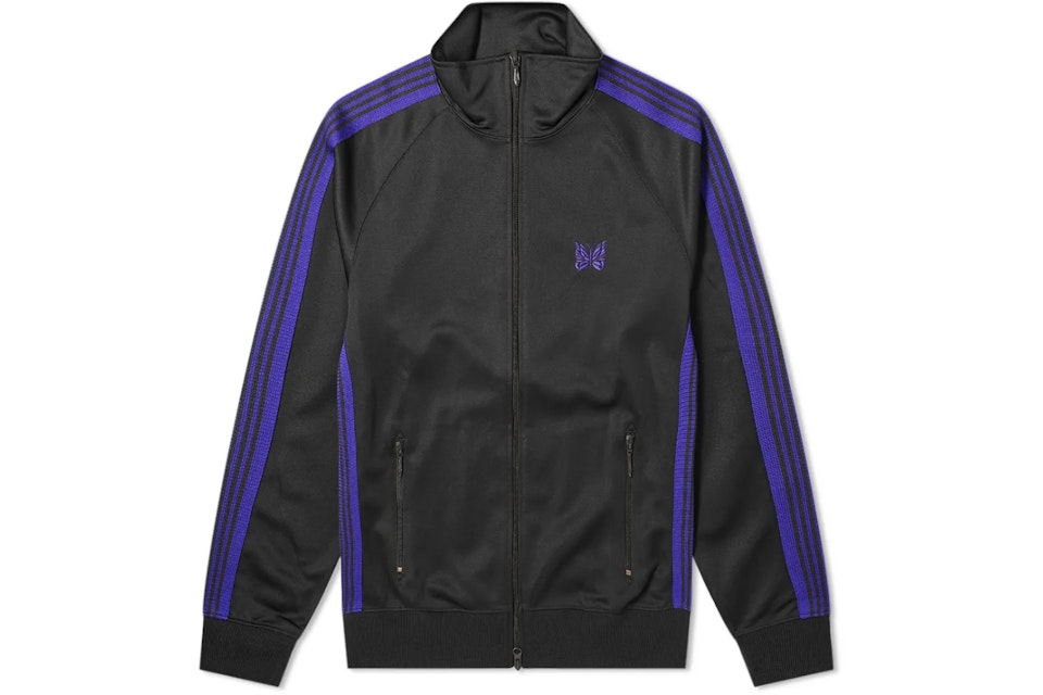 Needles Track Jacket Charcoal/Purple Men's - US