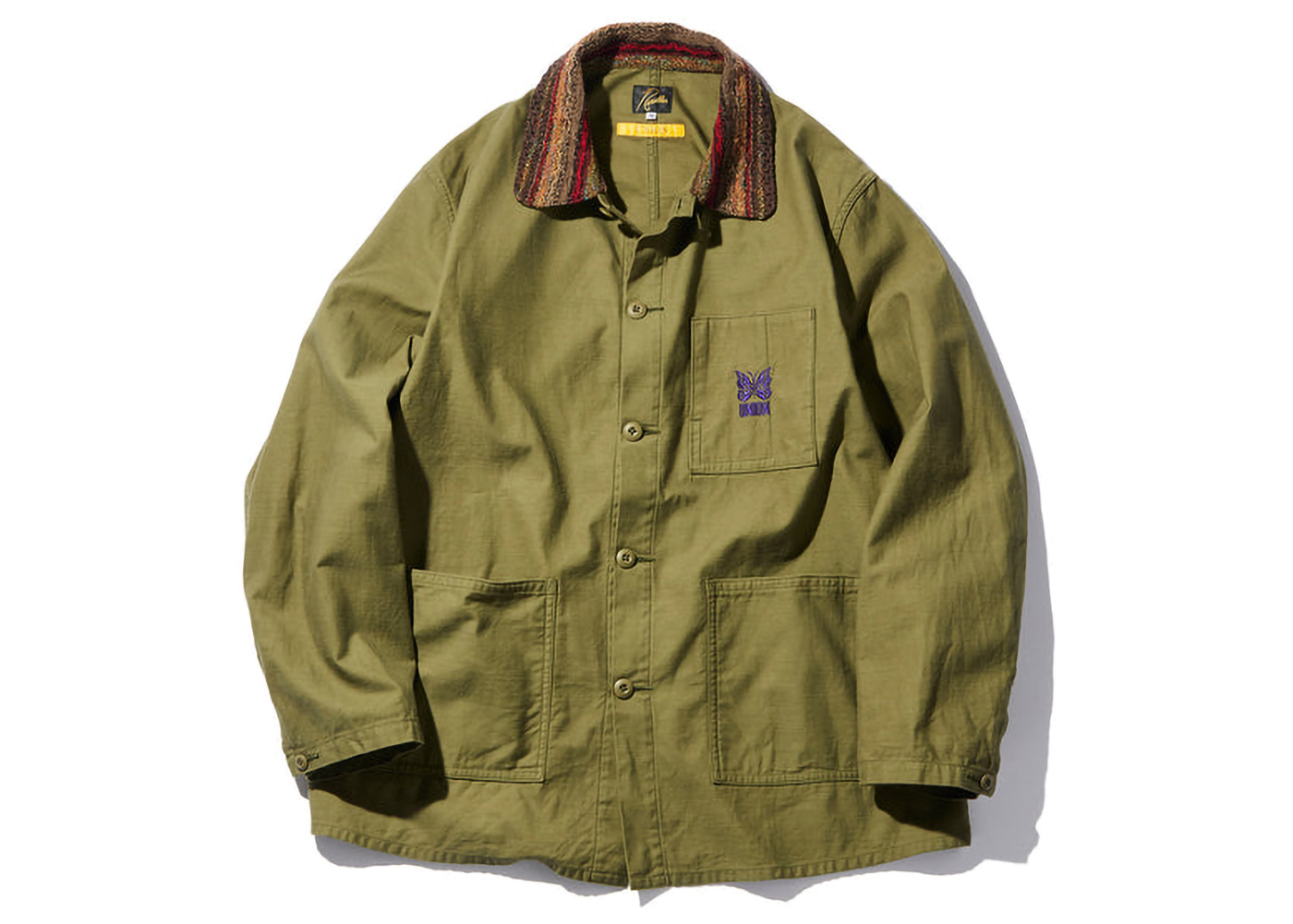 Needles x Union D.N Coverall Jacket Olive - FW22 - MX