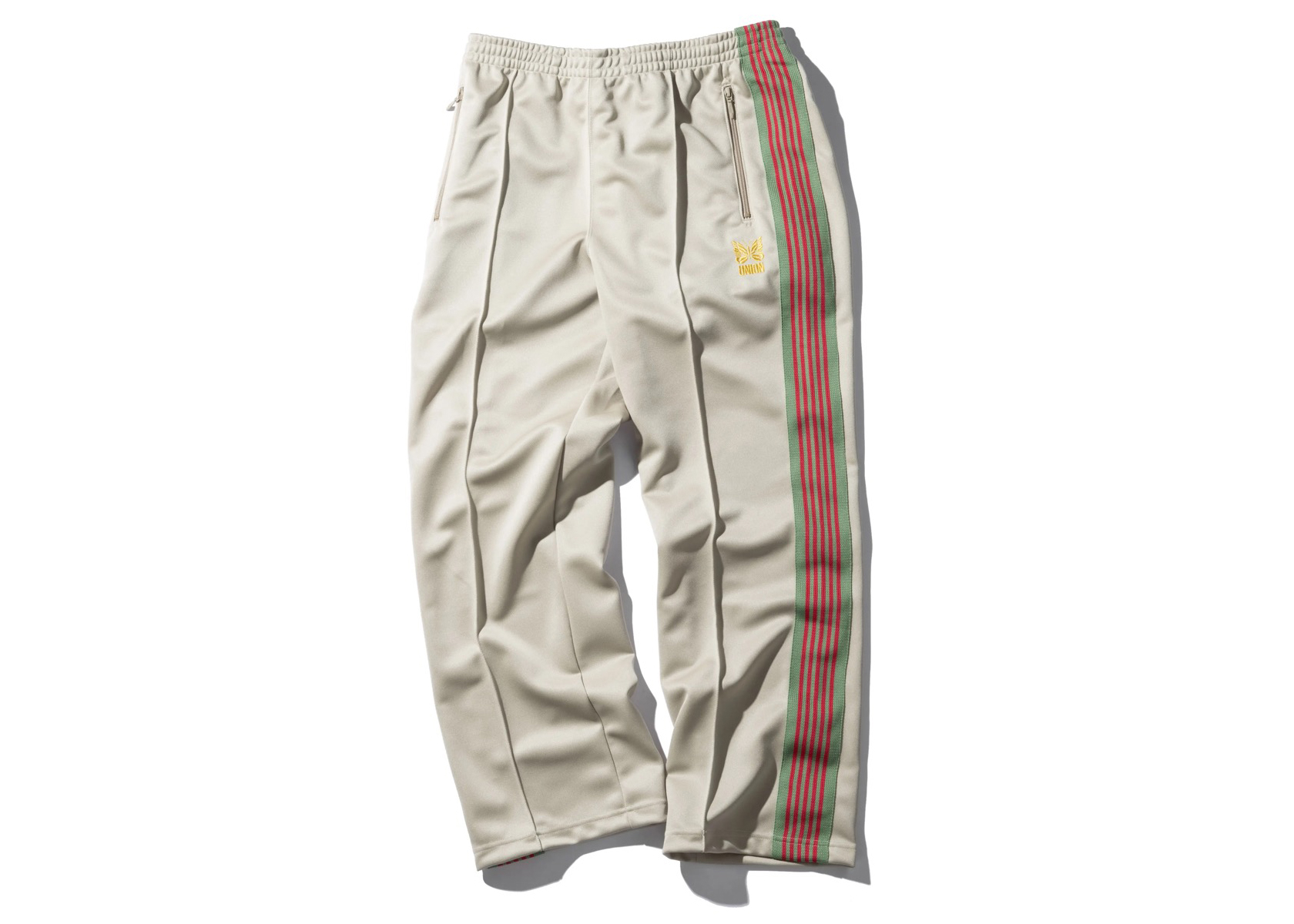 Needles x Union Track Pants Beige Red - SS22 - IT