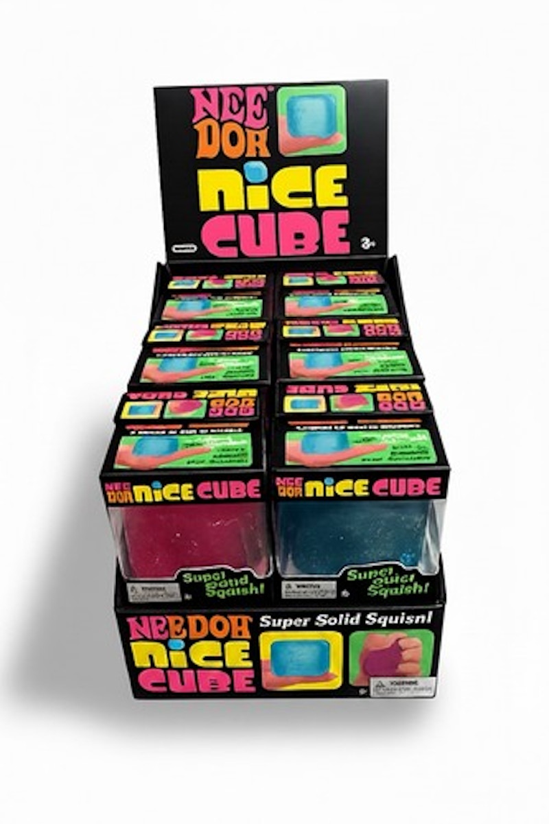 NeeDoh Nice Cube Display Case (12 Needoh Nice Cubes)