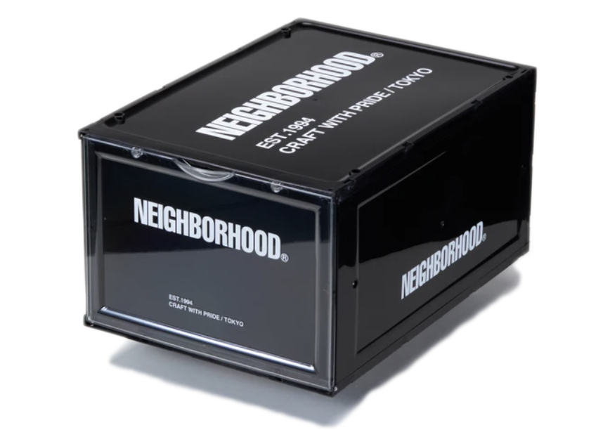 Neighborhood CI/P Sneaker Storage Box Black - JP