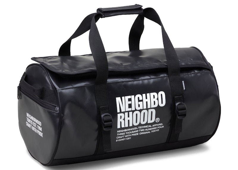 NEIGHBORHOOD DUFFLE BAG-S . PV BLACK - ドラムバッグ