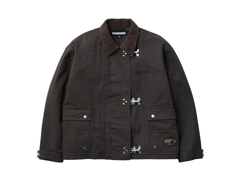 Neighborhood Fireman Jacket Brown Men's - US