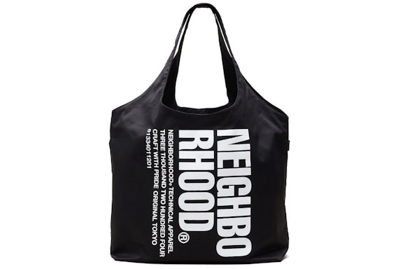 Neighborhood Hong Kong Store Exclusive Tote Bag Black