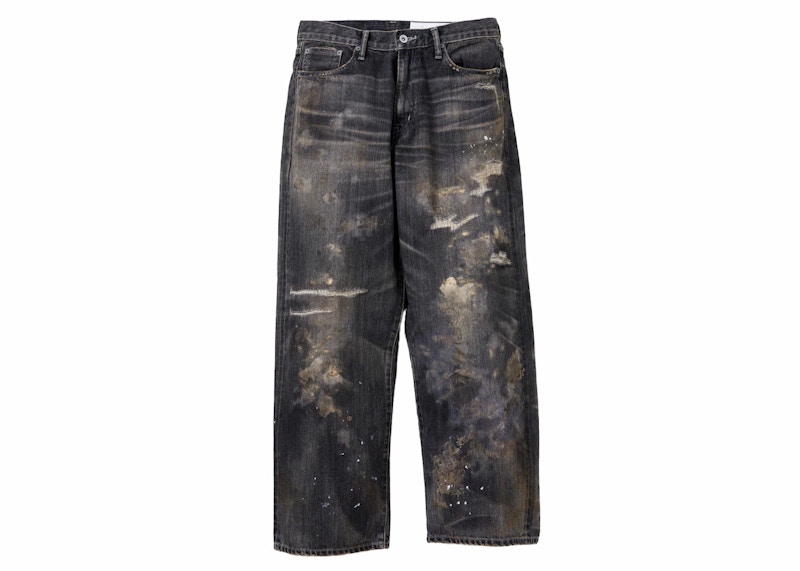 Supreme Patched Denim Painter Pant Blackブラック