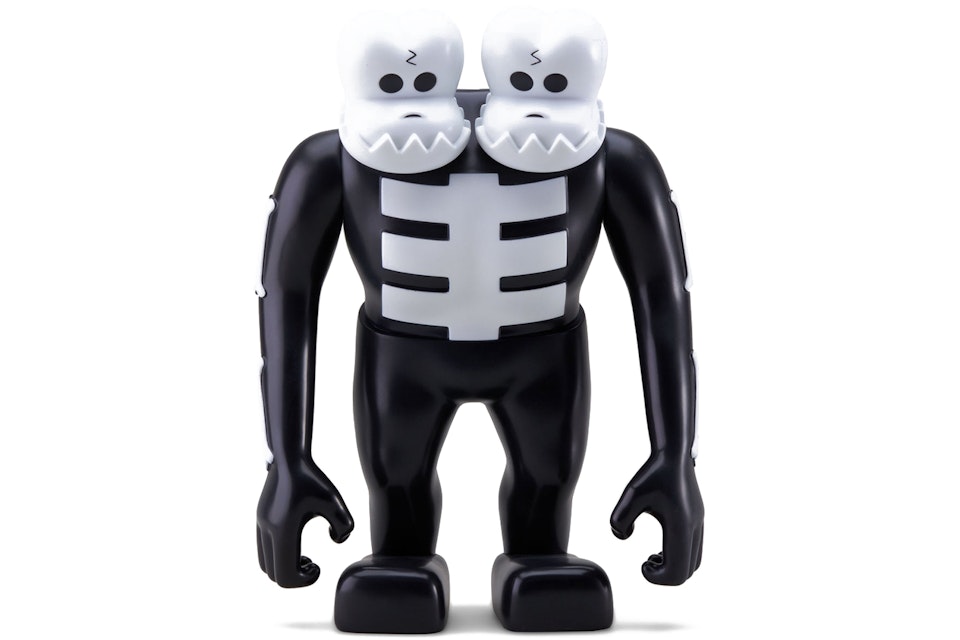 Neighborhood x Bounty Hunter Skulls-Kun Figure Black White - FW22 - US