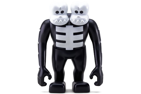NEIGHBORHOOD×BOUNTY HUNTER SKULLS-KUN Neighborhood x Bounty Hunter Skulls-Kun Figure Black White