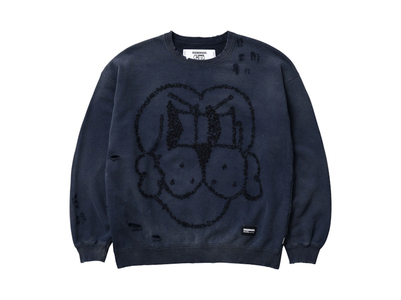 Neighborhood x Chito Savage LS Sweatshirt Black Men's - US