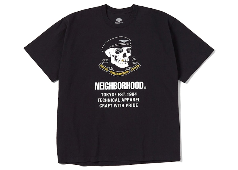 Neighborhood x Harley Davidson T-Shirt Black Men's - FW22 - US