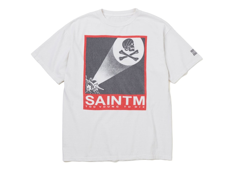 Neighborhood x Saint Mxxxxxx Eternal S/S Tee White Men's - SS23 - US