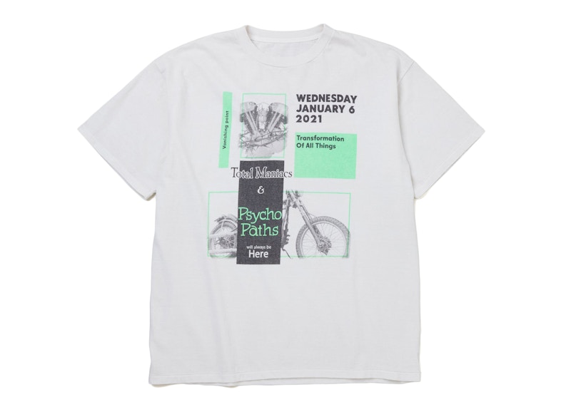 Neighborhood x Saint Mxxxxxx Psychopath S/S Tee White - SS23 男士- TW