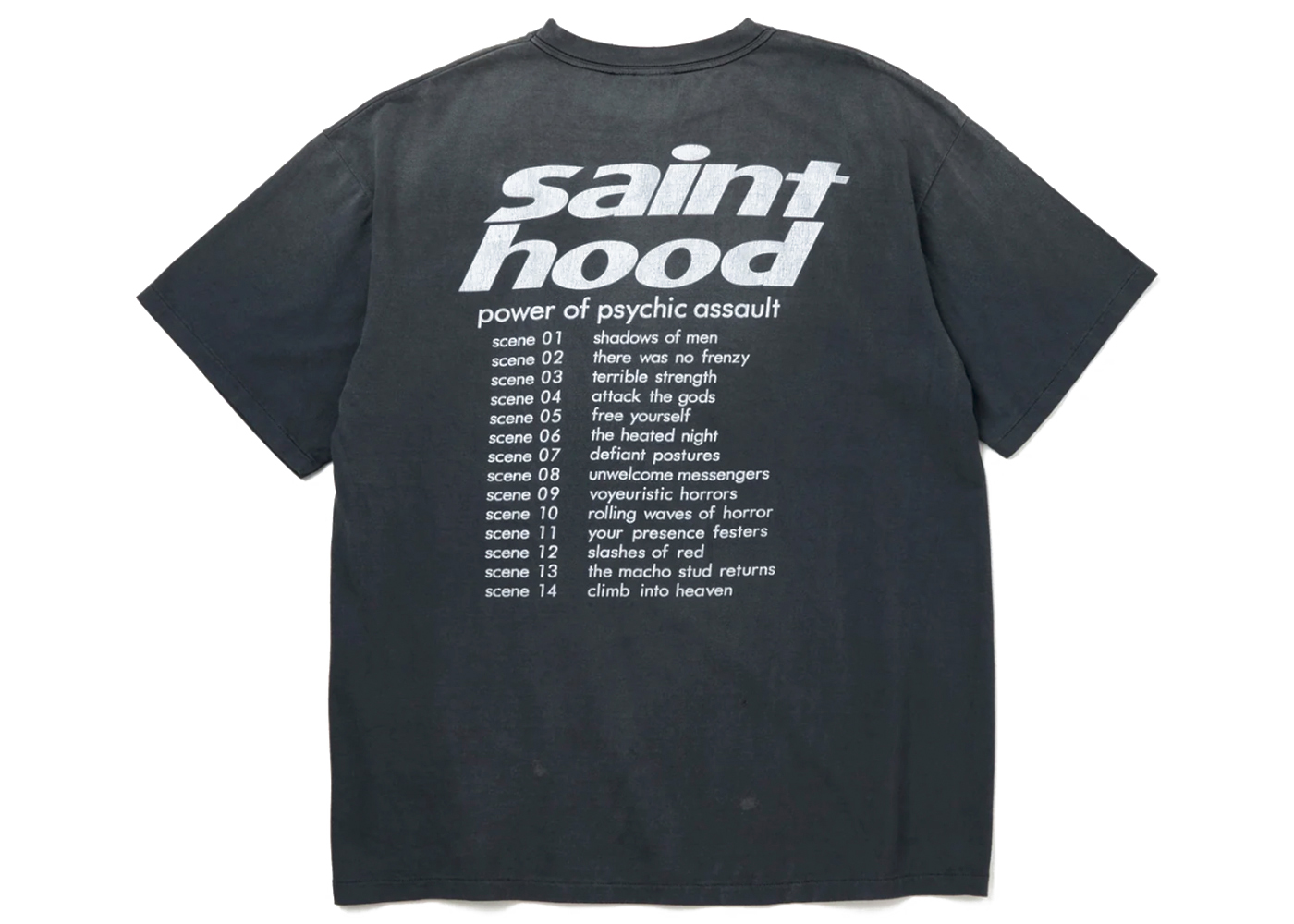 Neighborhood x Saint Mxxxxxx STHD S/S T-Shirt Vintage Black Men's 