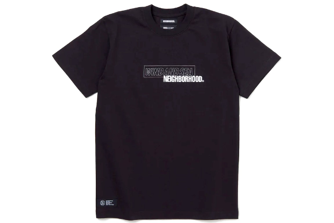 Pre-owned Neighborhood X Wind And Sea #1 T-shirt Black