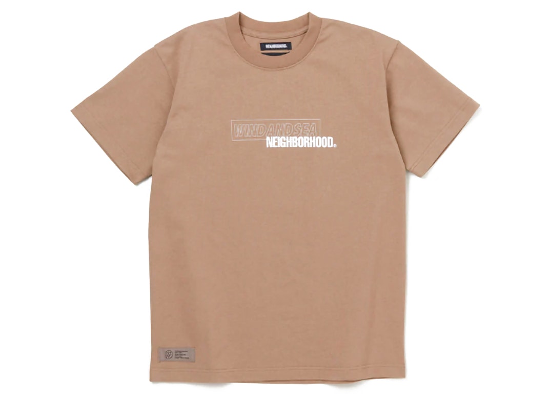 Pre-owned Neighborhood X Wind And Sea #1 T-shirt Brown