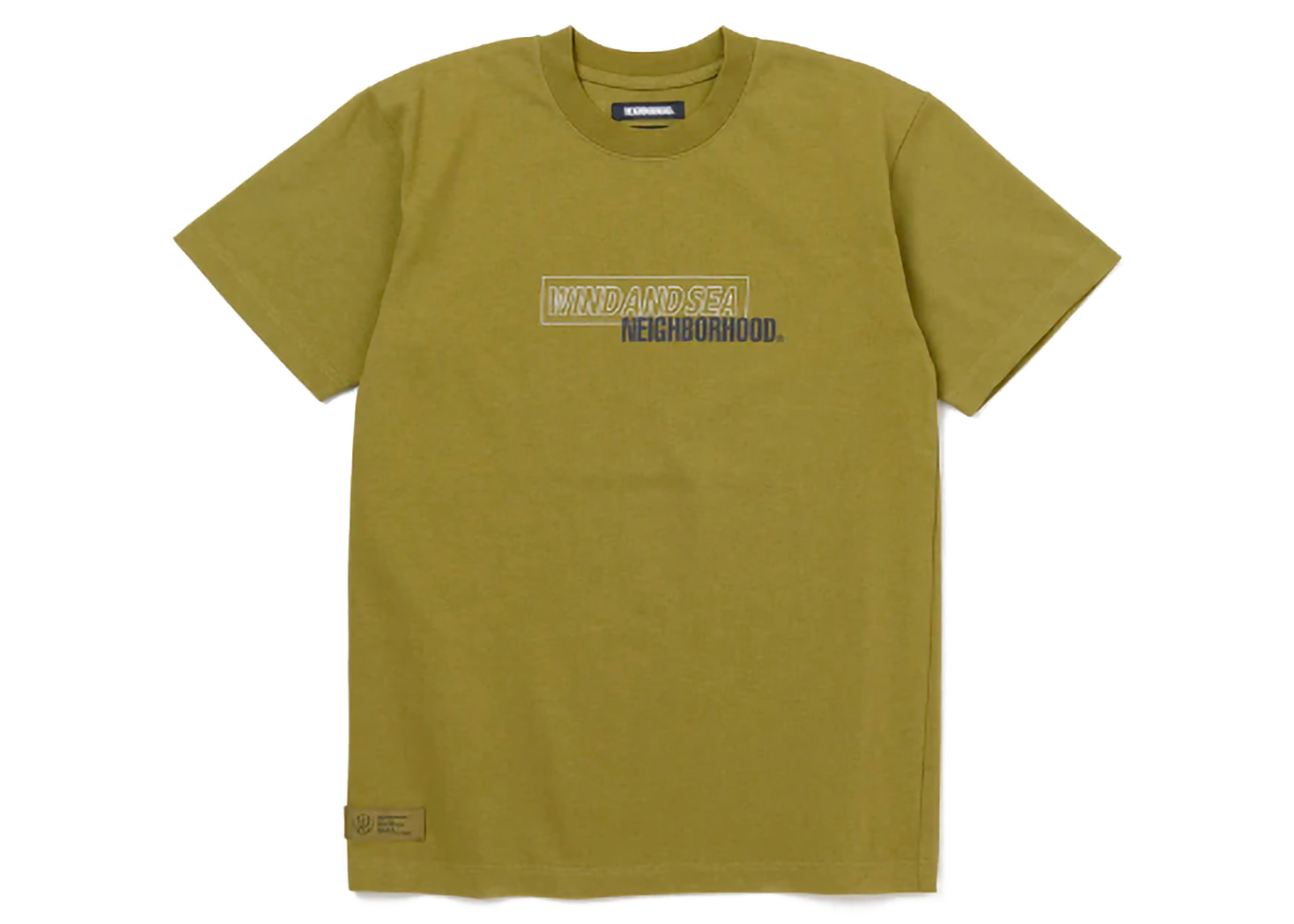 Neighborhood x Wind and Sea #1 T-Shirt Olive Drab - SS22 Men's - US