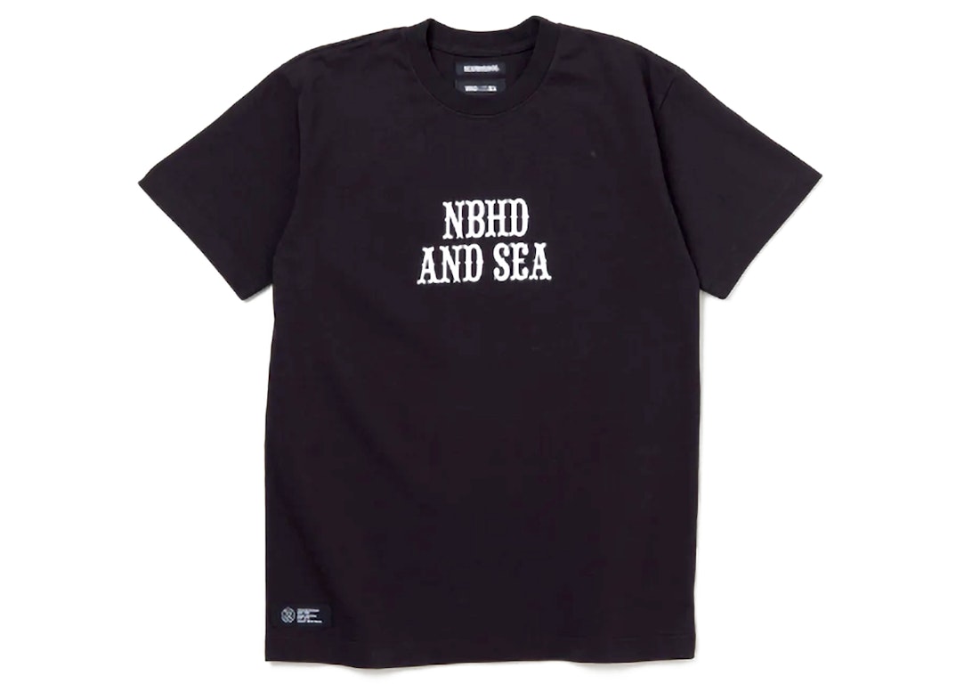 Pre-owned Neighborhood X Wind And Sea #2 T-shirt Black