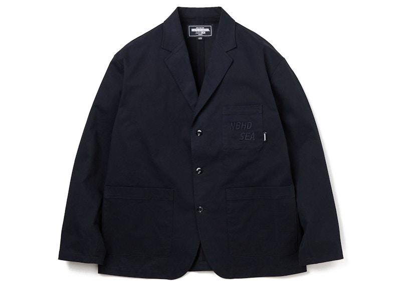 NEIGHBORHOOD WDS 3BUTTON JACKET / BLACK-