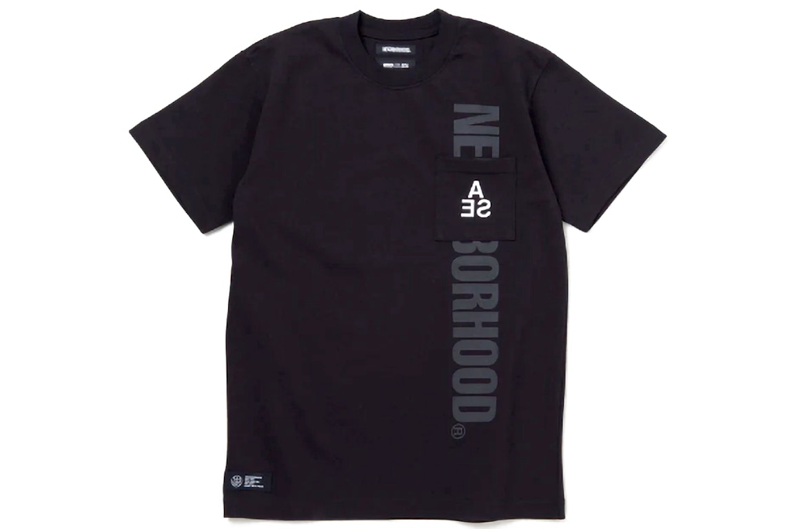 Pre-owned Neighborhood X Wind And Sea #4 T-shirt Black