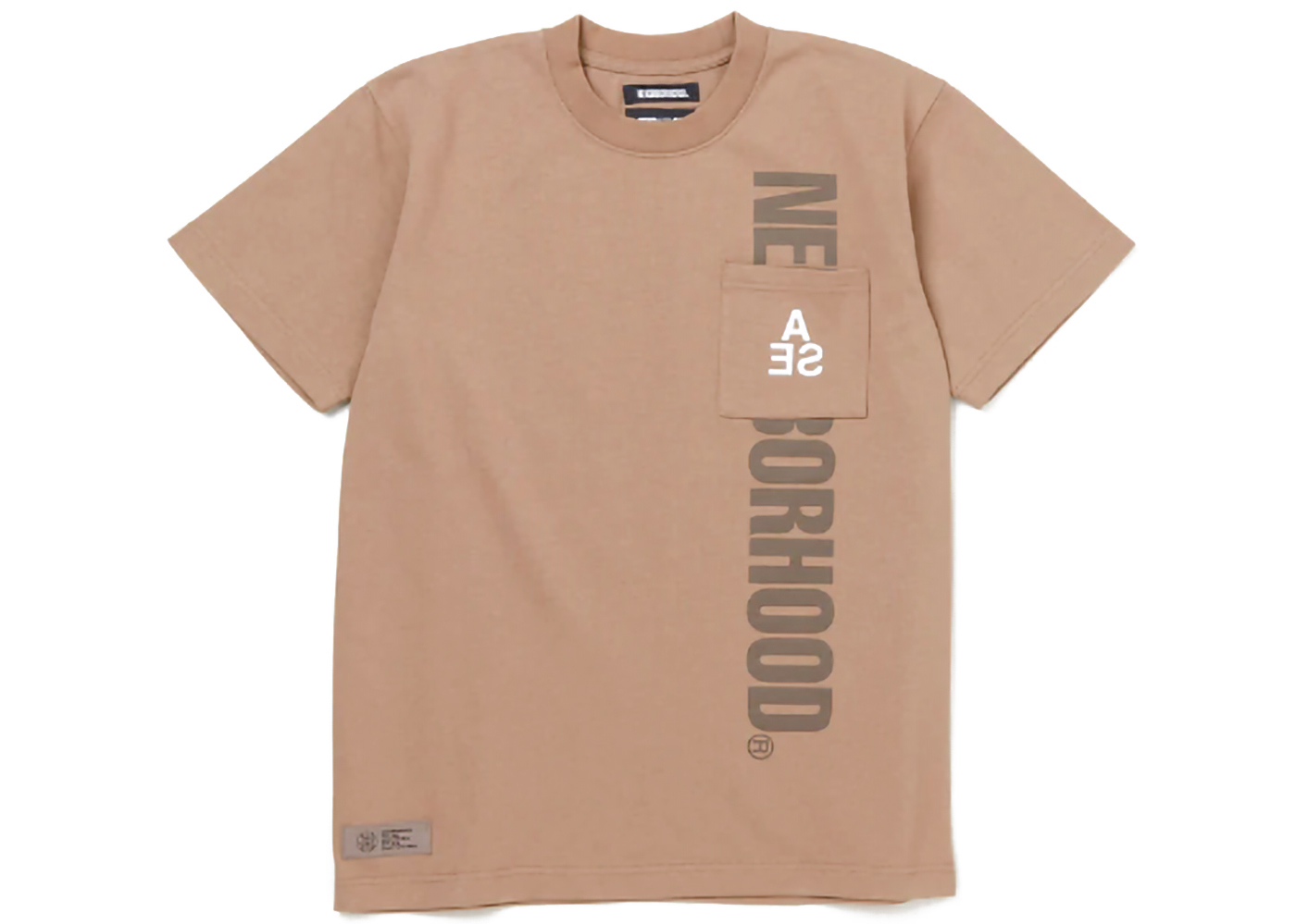 Neighborhood x Wind and Sea #4 T-Shirt Brown Men's - SS22 - US