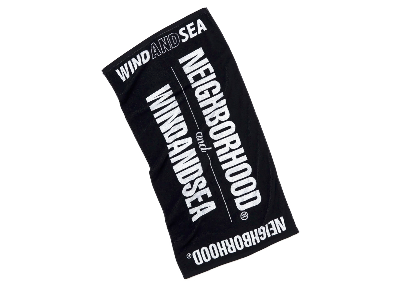 Neighborhood x Wind and Sea Bath Towel Black - SS22 - US