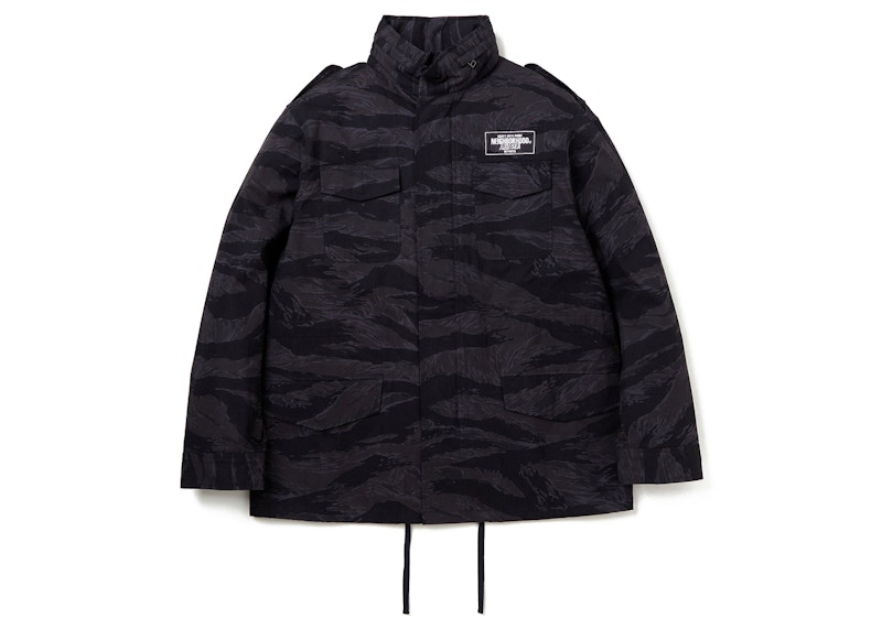 Neighborhood x Wind and Sea Camouflage M-65 Jacket Olive Drab 