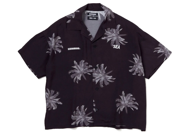 Neighborhood x Wind and Sea Hawaiian Shirt Black - SS22 Men's - US