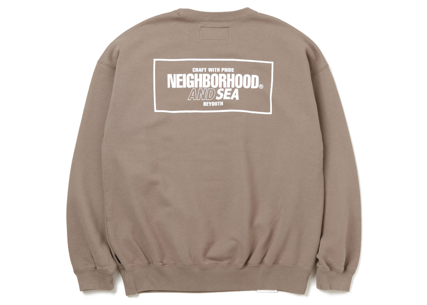 Neighborhood x Wind and Sea L/S Sweatshirt Brown Men's - SS23 - GB