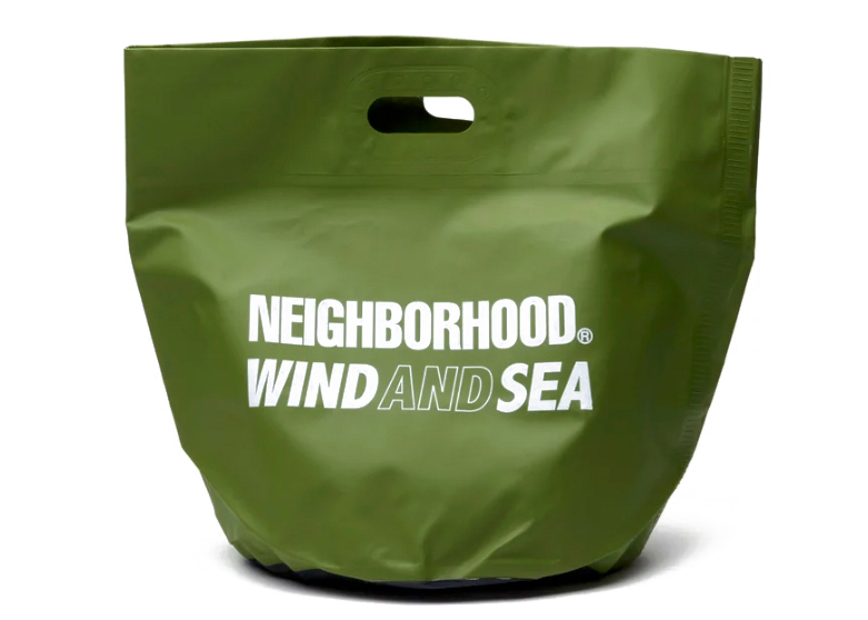 Neighborhood x Wind and Sea Beach Bag Black - SS22 - US