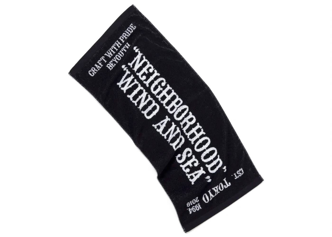 Neighborhood x Wind and Sea Sports Towel Black - SS22 - US
