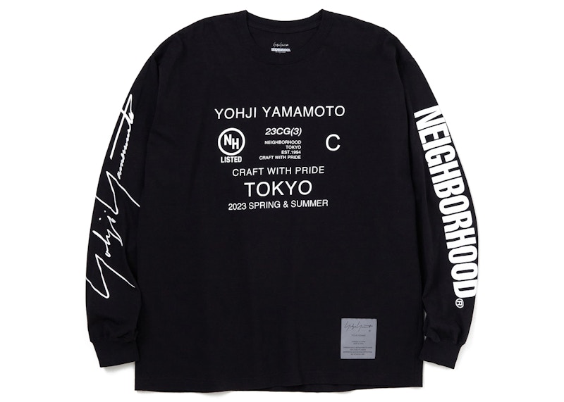 Neighborhood x Yohji Yamamoto L/S T-Shirt Black - FW22 Men's - US