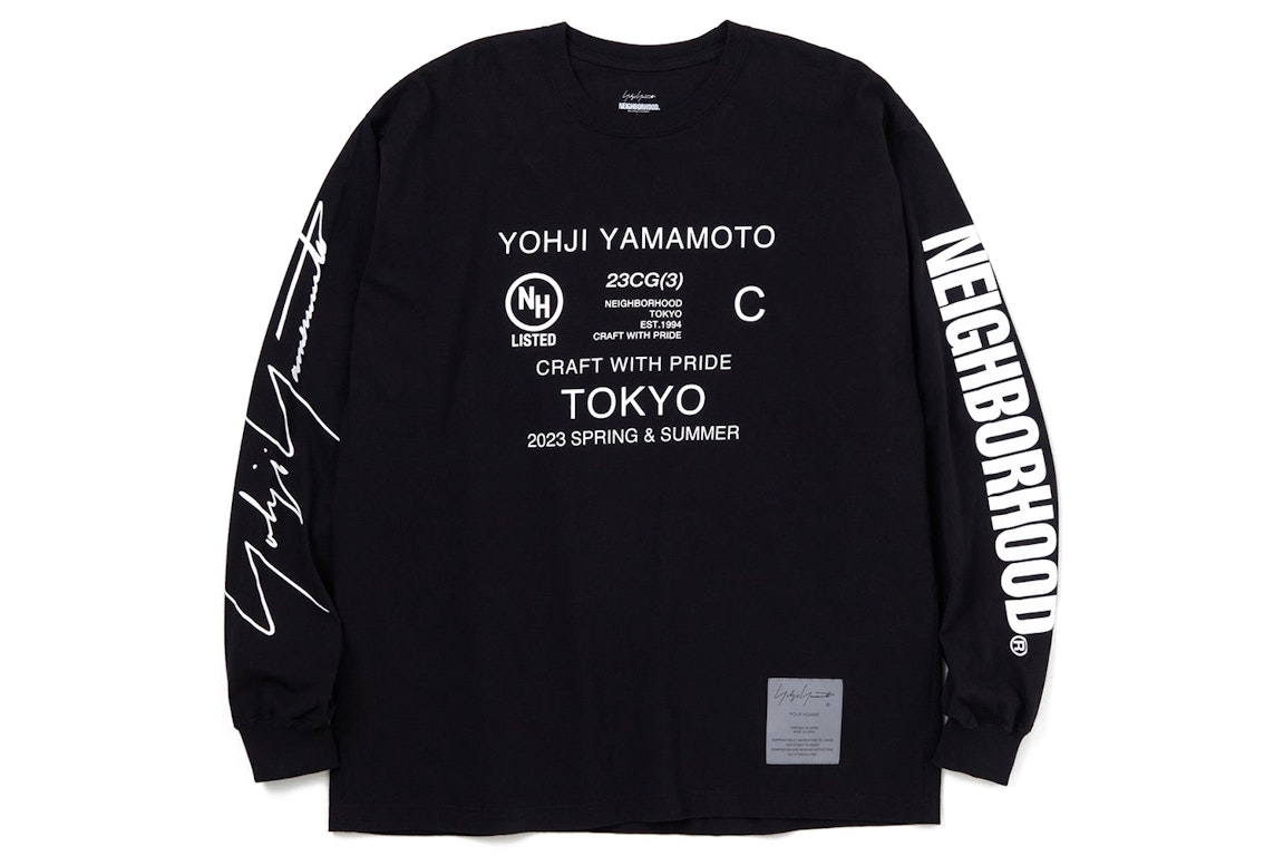 Pre-owned Neighborhood X Yohji Yamamoto L/s T-shirt Black