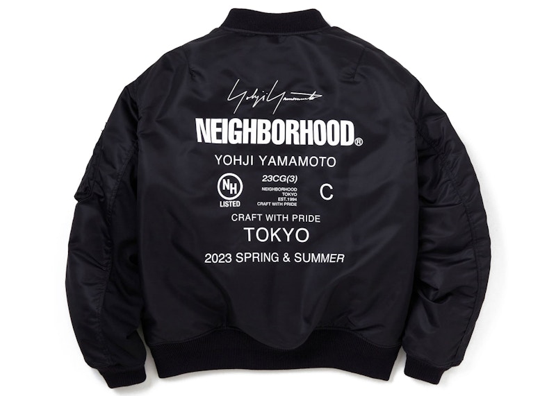 Neighborhood x Yohji Yamamoto MA-1 Jacket Black メンズ - FW22 - JP