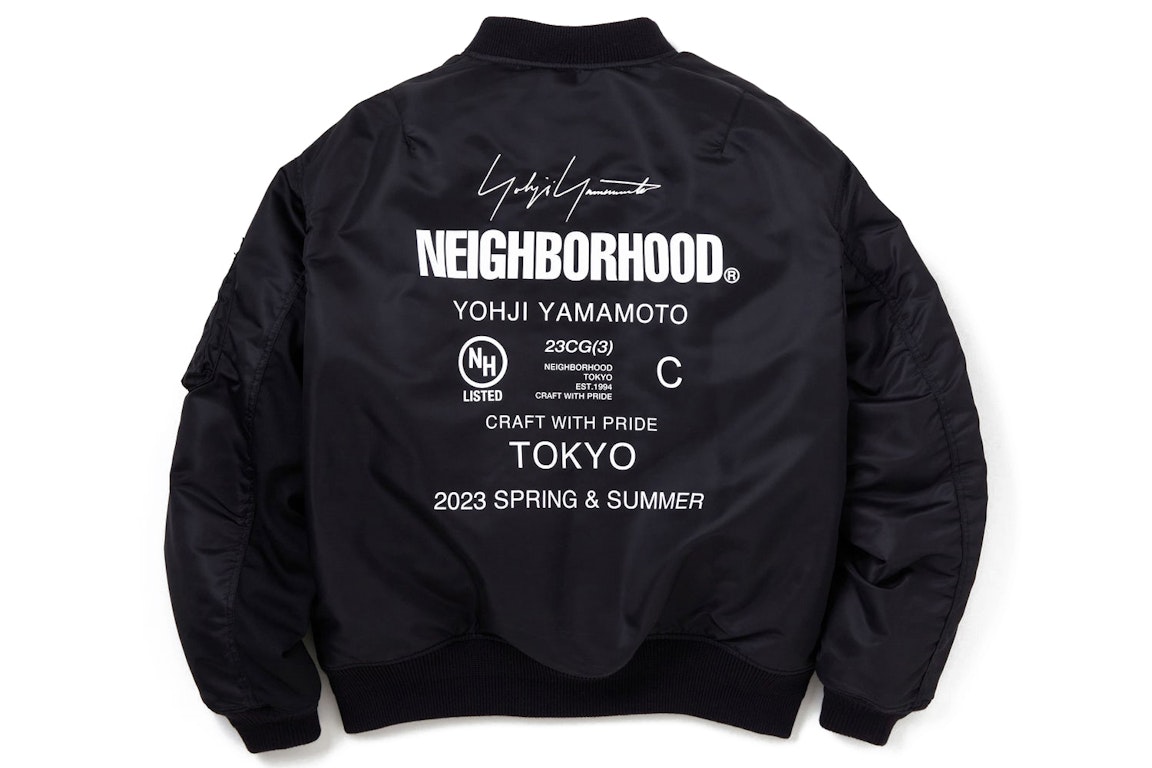 Pre-owned Neighborhood X Yohji Yamamoto Ma-1 Jacket Black