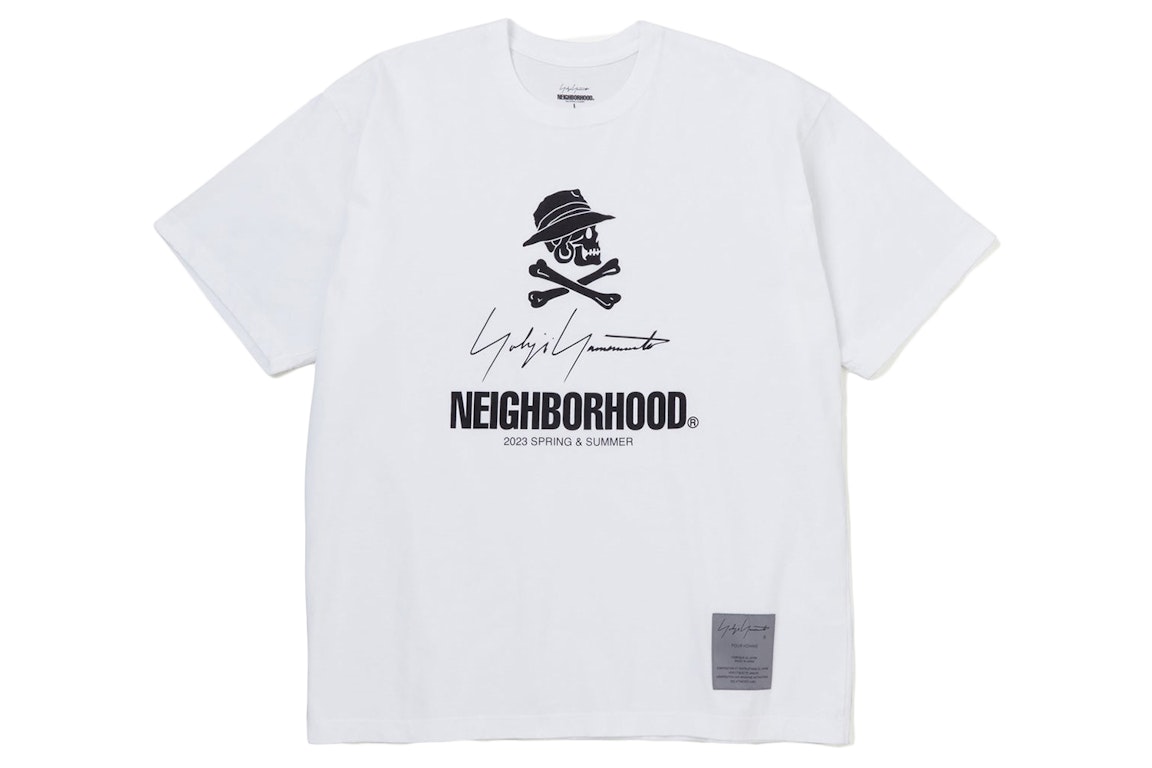 Pre-owned Neighborhood X Yohji Yamamoto S/s Skull T-shirt White
