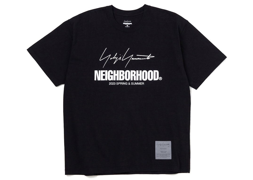 Pre-owned Neighborhood X Yohji Yamamoto S/s T-shirt Black