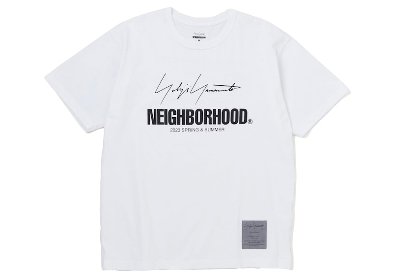 値下げ】 NEIGHBORHOOD Tシャツ Lサイズ 白 Yamamoto Yohji Tシャツ 