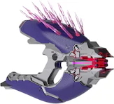 NERF Halo Needler Light Up Dart-Firing Blaster Purple