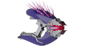 Nerf Halo Needler Light Up Dart-Firing Blaster Purple