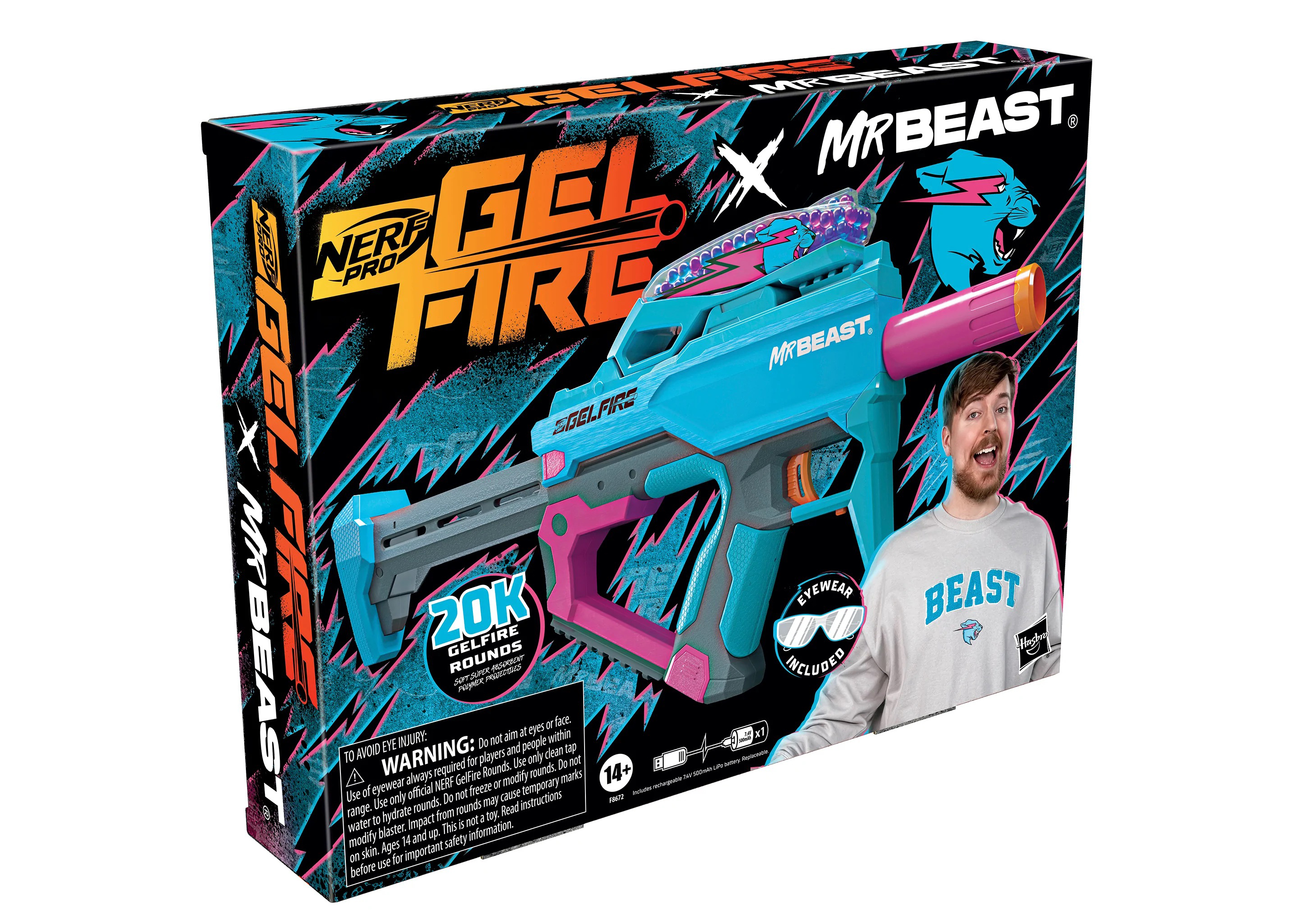 NERF Pro Gelfire x Mr Beast Blaster - US