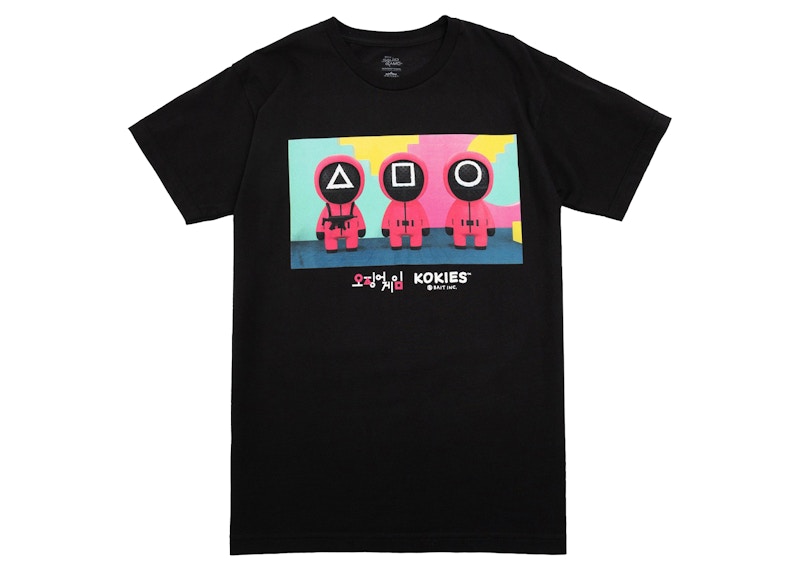 BAPE x Squid Game Ape Head Tee Black Men's - SS22 - US