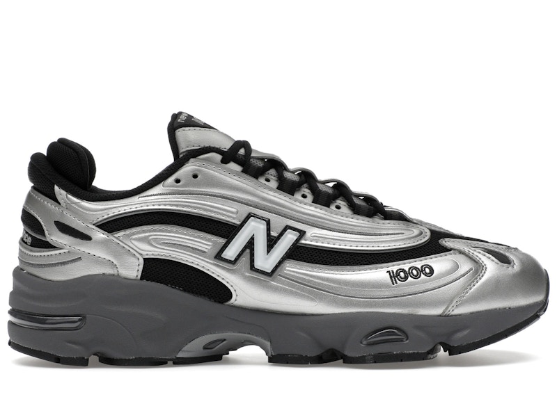 【New Balance】 1000 Black Silver llic★大人気★ New Balance 1000 Black Silver Metallic Men's Trainers