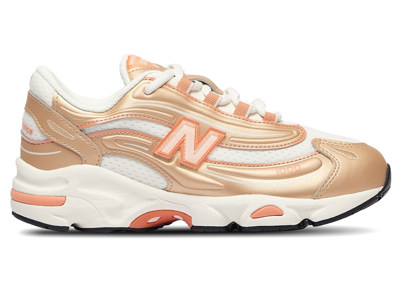 Pre-owned New Balance 1000 Sneakers In White/gold In Multi