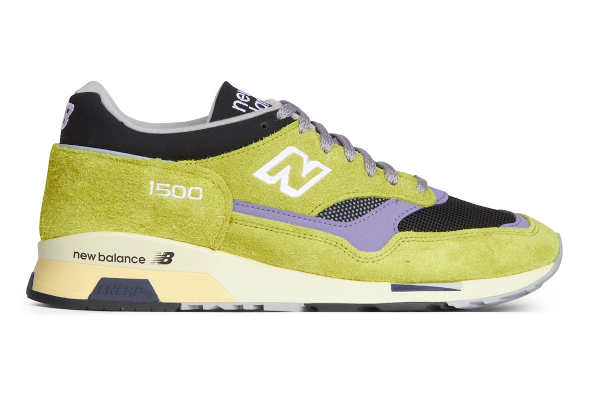 Pre-owned New Balance 1500 Miuk Green Oasis In Chartreuse/black/lilac