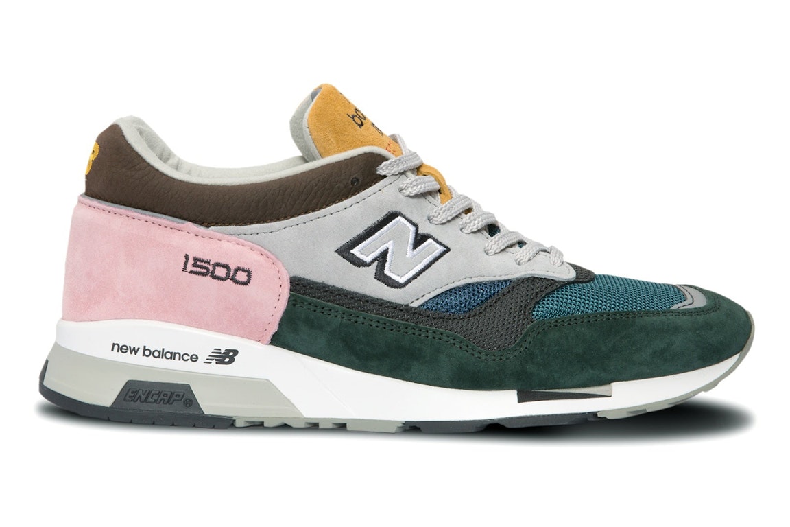 Pre-owned New Balance 1500 Miuk Selected Edition Green Grey Pink In Grey/brown/green