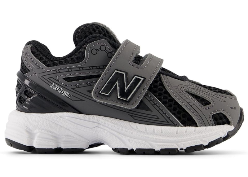 Pre-owned New Balance 1906r Hook And Loop Sneakers In Grey/black/white In Multi