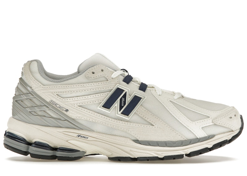 Pre-owned New Balance Men's  1906r Sneakers In Sea Salt/navy Blue