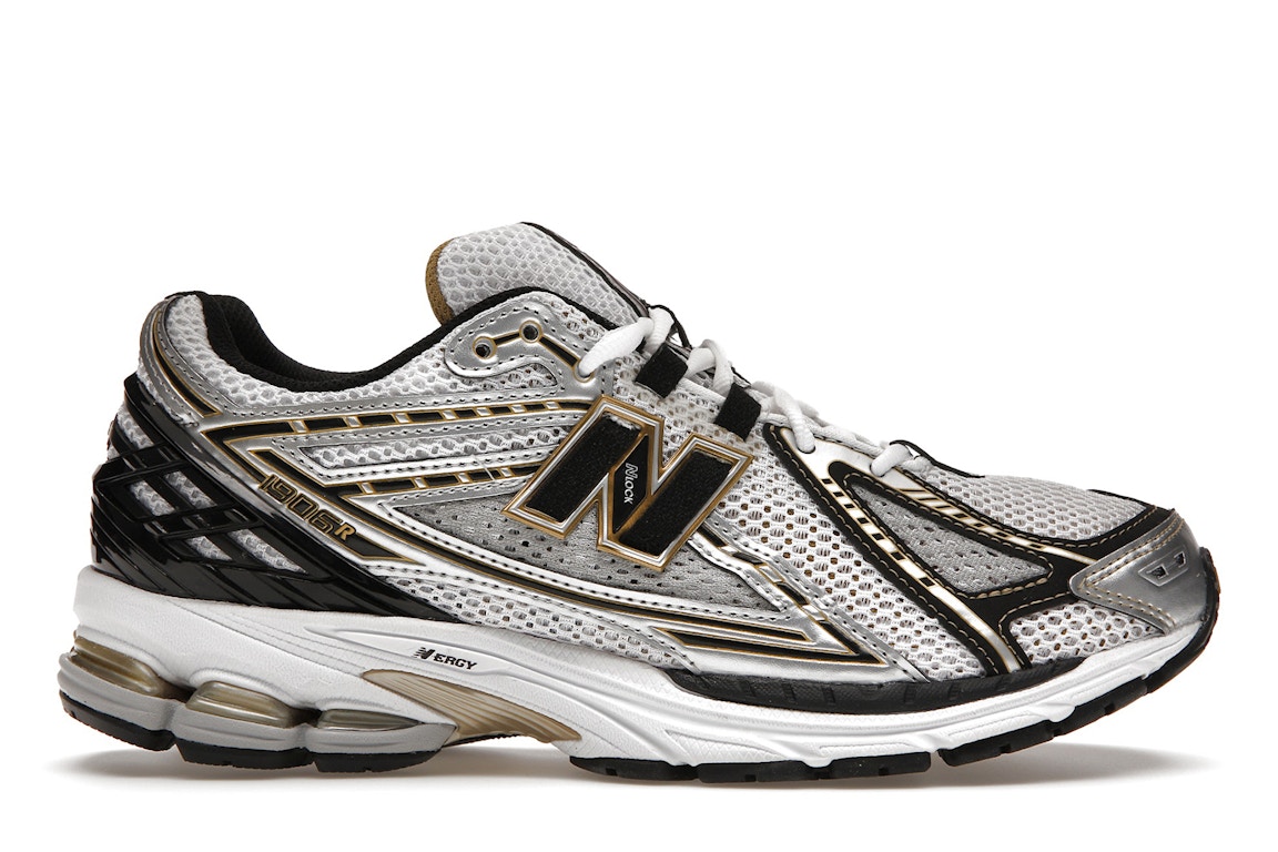 Pre-owned New Balance 1906r White Gold In Metallic Silver/metallic Gold