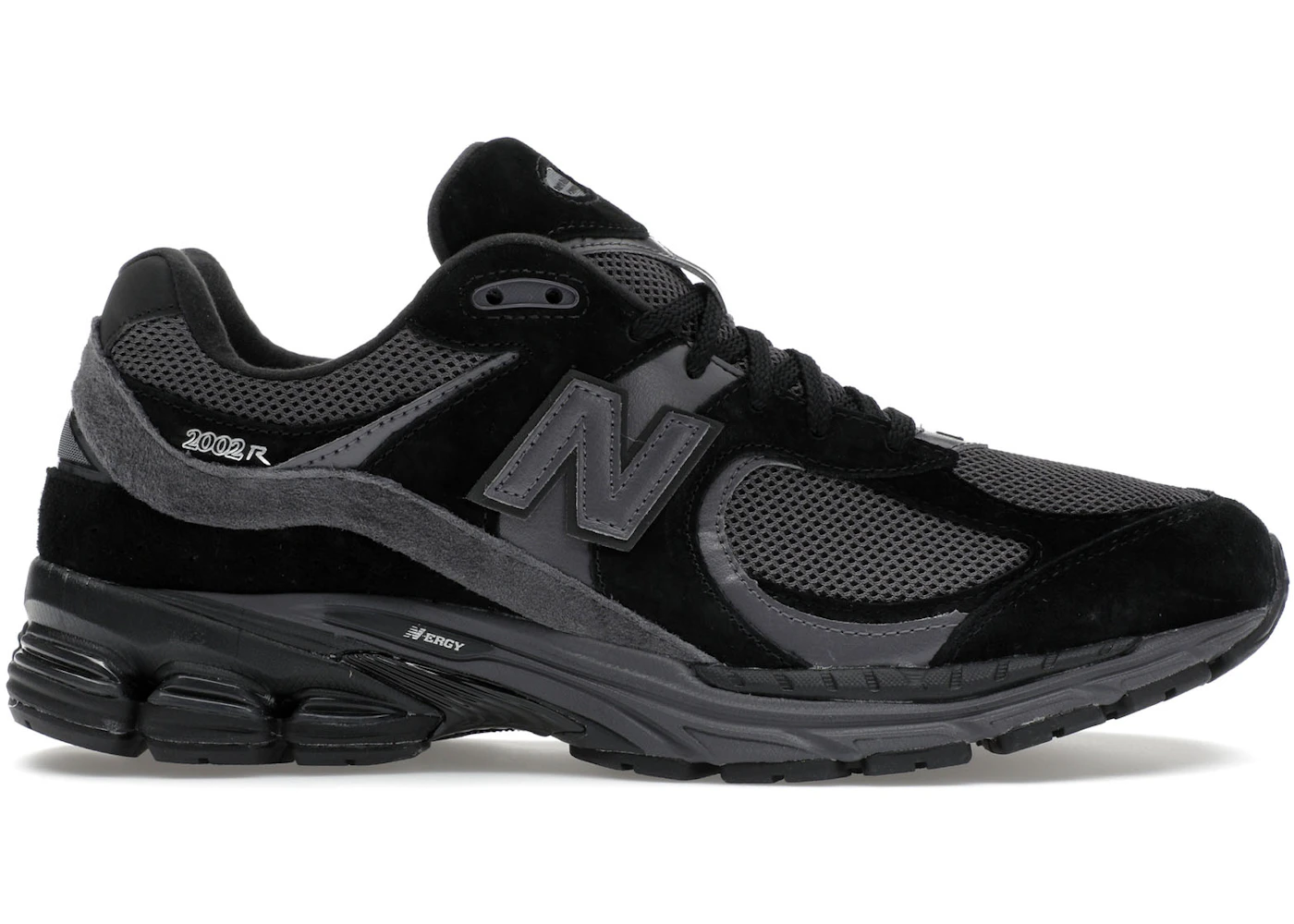 New Balance 2002R Black Dark Grey Men's Trainers M2002RBL GB