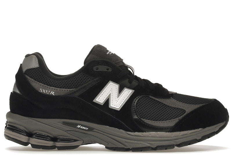 New Balance 2002R Black Dark Grey White Men's - M2002RR1 - US